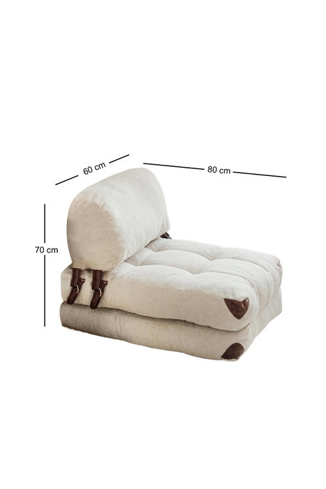 Atelier Del Sofa Fold Teddy - Crema Atelier Del Sofa Fold Teddy - Crema